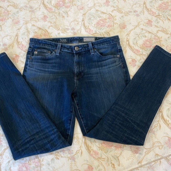 Ag Jeans Contour 360 The Prima Mid Rise Cigarette Leg Skinny Jeans Sz. 28R - Picture 4 of 15